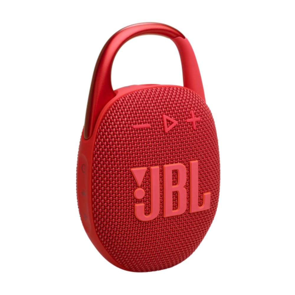 JBL CLIP 5 Ultra Portable IP67 Waterproof Bluetooth Speaker with Up to 15Hrs Battery Life with Playtime Boost Mode, Supports Multi-Speaker Connection via Auracast App - Black, Black-Orange, Blue, Pink, Purple, Red, Sand, Squad, White