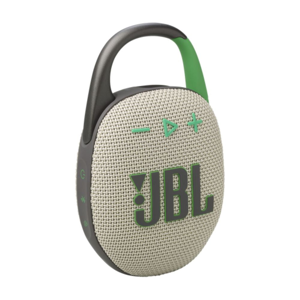 JBL CLIP 5 Ultra Portable IP67 Waterproof Bluetooth Speaker with Up to 15Hrs Battery Life with Playtime Boost Mode, Supports Multi-Speaker Connection via Auracast App - Black, Black-Orange, Blue, Pink, Purple, Red, Sand, Squad, White