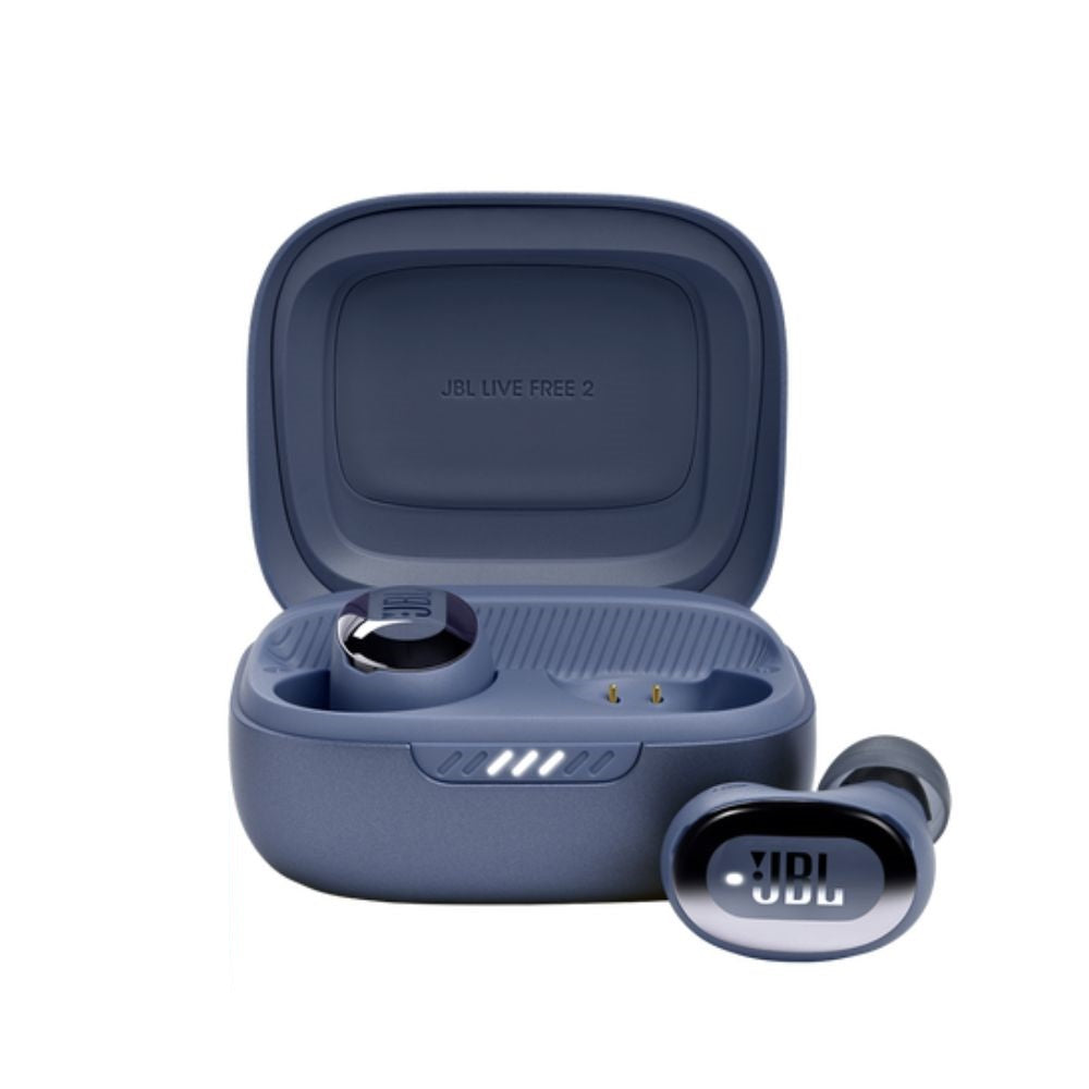 JBL Live Free 2 NC+ True Wireless Bluetooth Earbuds with Active Noise Cancelling, IPX5 Water Resistance, and Up to 35 Hours of Total Playtime - Black, Silver, Blue, Rose Gold