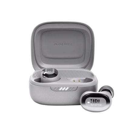 JBL Live Free 2 NC+ True Wireless Bluetooth Earbuds with Active Noise Cancelling, IPX5 Water Resistance, and Up to 35 Hours of Total Playtime - Black, Silver, Blue, Rose Gold
