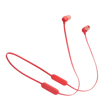 JBL Tune 125BT In-Ear Bluetooth Earphones with In-Line Volume and Audio Remote Controls, Built-In Microphone, and Up to 16 Hours of Playtime - Black, Gray, Mint, Red, White