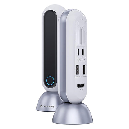 Jtech Digital W6 4K 30Hz Wireless HDMI / USB Type-C Zero Latency Extender Kit with USB-C 3.1 Gen 1, HDMI 1.4, USB-A Ports, 5Gbps Transfer Rate, PD 3.0 Fast Charging and 80Ft Transmission