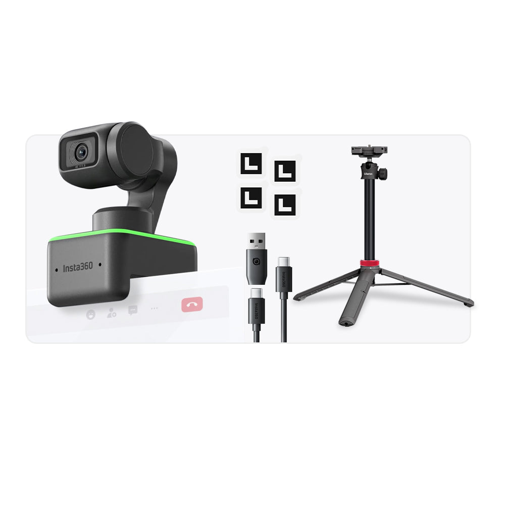 Insta360 Link UHD 4K AI Webcam with AI Tracking, 1/2" Sensor, Privacy ...