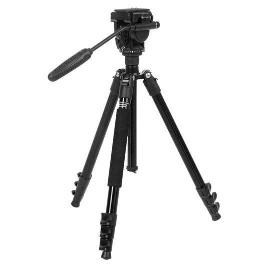 Triopo K2808 4-Section Camera Tripod with HY-350 Fluid Head Mount, 65" Max Height and 8kg Max Payload with Aluminum Construction for Professional Photography and Videography