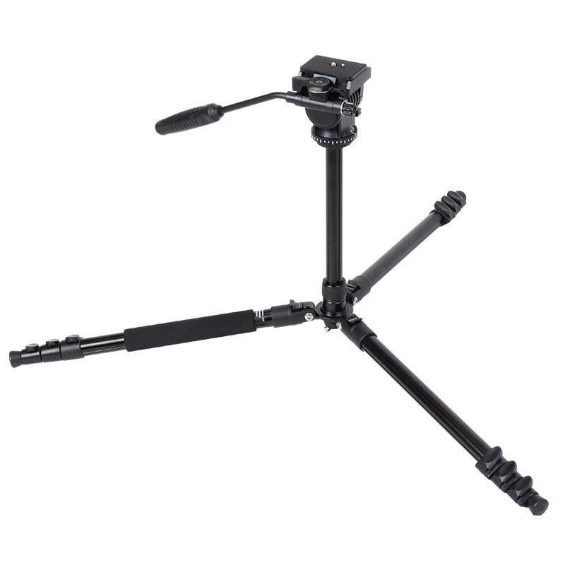 Triopo K2808 4-Section Camera Tripod with HY-350 Fluid Head Mount, 65" Max Height and 8kg Max Payload with Aluminum Construction for Professional Photography and Videography