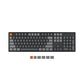 Keychron K10 104 Keys Bluetooth Wireless / Wired Full Size Mechanical Keyboard with Hot Swappable Switches, RGB Backlight and Aluminum Frame for Mac and Windows PC Computer (Brown Tactile) K10C3