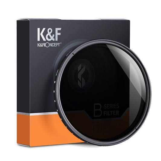 K&F Concept ND2 to ND400 Variable Fader ND Lens Filter for Camera DSLR Mirrorless 37mm 40.5mm 43mm 46mm 49mm 52mm 55mm 58mm 62mm 67mm 72mm 77mm 82mm