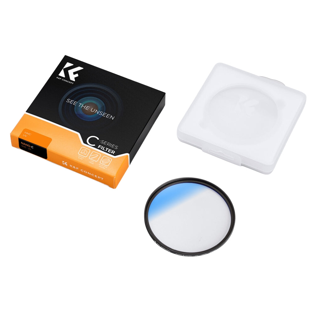 [CLEARANCE] K&F Concept 37mm Classic Series Slim MC Multi-Coated UV Slim Lens Filter Anti-Fungus Blue Coated Japan Optics for Camera DSLR Mirrorless