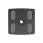 K&F Concept 1/4" QR Quick Release Aluminum Alloy Mounting Plate with Anti-Slip Rubber Mat for Selected Tripod Models KF09.007 KF09.008 KF09.009 KF09.010 KF09.015 KF09.014