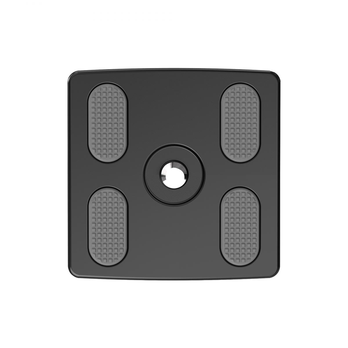K&F Concept 1/4" QR Quick Release Aluminum Alloy Mounting Plate with Anti-Slip Rubber Mat for Selected Tripod Models KF09.007 KF09.008 KF09.009 KF09.010 KF09.015 KF09.014