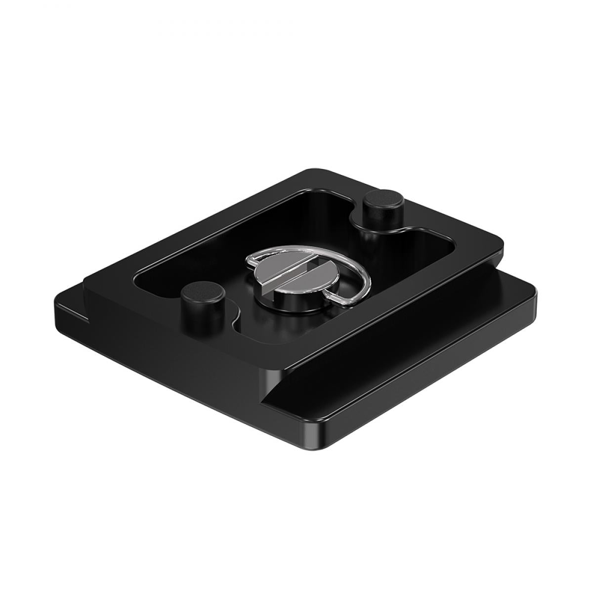 K&F Concept 1/4" QR Quick Release Aluminum Alloy Mounting Plate with Anti-Slip Rubber Mat for Selected Tripod Models KF09.007 KF09.008 KF09.009 KF09.010 KF09.015 KF09.014