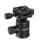 K&F Concept 1/4" QR Quick Release Aluminum Alloy Mounting Plate with Anti-Slip Rubber Mat for Selected Tripod Models KF09.007 KF09.008 KF09.009 KF09.010 KF09.015 KF09.014