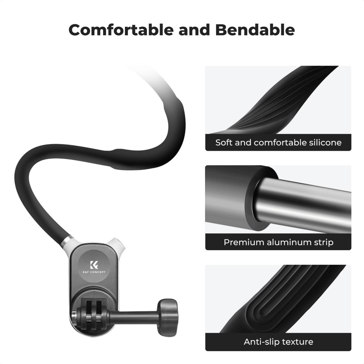 K&F Concept DJI Osmo Action 3 4 5 Pro Expansion Magnetic Mounting Adapter with 1/4" Screw Hole for Tripods, Selfie Sticks & Camera Accessories | KF31-144
