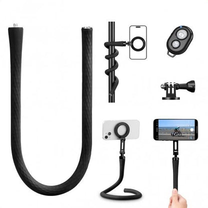 K&F Concept MS35 Magnetic Smartphone Flexible Bendable Mount Stand with Wireless Bluetooth Remote, 360° Rotation, Hands-Free Vlogging and Video Content Creation | KF31-134