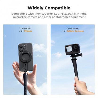 K&F Concept MS35 Magnetic Smartphone Flexible Bendable Mount Stand with Wireless Bluetooth Remote, 360° Rotation, Hands-Free Vlogging and Video Content Creation | KF31-134