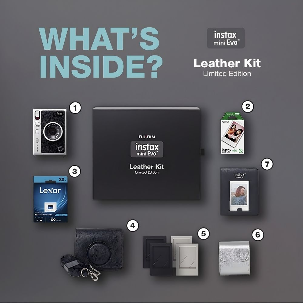 FUJIFILM Instax Mini Evo Hybrid Instant Film Camera - All Colors