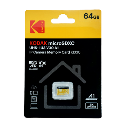 KODAK 128GB 64GB 32GB MicroSD UHS-I SDHC SDXC A1 V30 U3 Memory Card 4K UHD Video