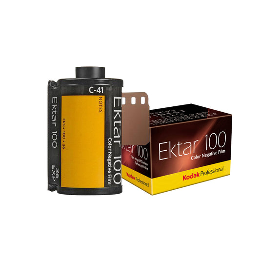 KODAK EKTAR 100 35mm 100 ISO Color Negative Film with 36 Exposure Shots, Extreme Fine Grain VISION Film Technology, T-Grain Emulsion and Process C-41 Print for Film Photography