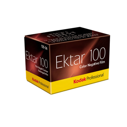 KODAK EKTAR 100 35mm 100 ISO Color Negative Film with 36 Exposure Shots, Extreme Fine Grain VISION Film Technology, T-Grain Emulsion and Process C-41 Print for Film Photography