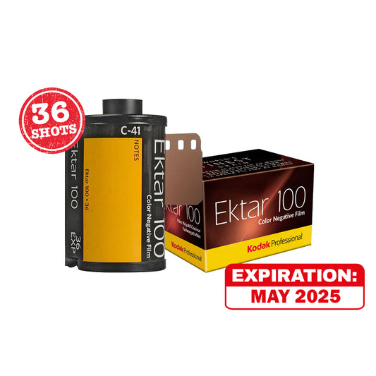 KODAK EKTAR 100 35mm 100 ISO Color Negative Film with 36 Exposure Shots, Extreme Fine Grain VISION Film Technology, T-Grain Emulsion and Process C-41 Print for Film Photography