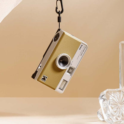 KODAK EKTAR H35 35mm Reusable Point & Shoot Analog Half Frame Film Camera with Max 72 Shots Exposures, Fixed Focus Wide-Angle Lens, Built-In Flash and Optical Viewfinder for Vintage Film Photography | Black, Brown, Off White, Sage, Sand
