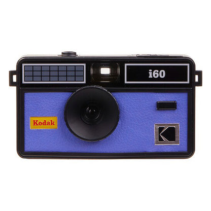 KODAK i60 Reusable Instant Film Camera 35mm Fixed Focus Wide Angle Lens, Built-in Pop Up Flash, Manual Wind and Rewind for Film Photography | Very Peri, Black Yellow, Baby Blue, Bud Green