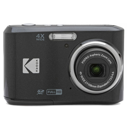 KODAK FZ45 Friendly Zoom PIXPRO Compact Digital Camera with 4x Optical Zoom, 16MP CMOS Sensor, Full HD Video, 27mm Wide Angle Lens, 2.7" LCD Display, Double A Battery Powered  Kodak Digital Cameras