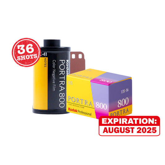 KODAK PORTRA 800 135 35mm 800 ISO Color Negative Film with 36 Exposure Shots, Fine Grain VISION Film Technology and T-Grain Emulsion for Film Photography