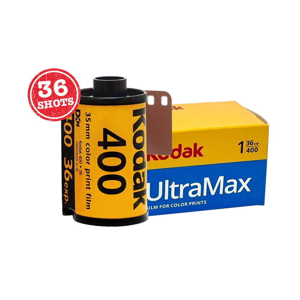 KODAK ColorPlus 200 Gold 200 Ultramax 400 135 35mm Color Negative Film with 36 Exposure Shots and Process C-41 Print for Film Photography