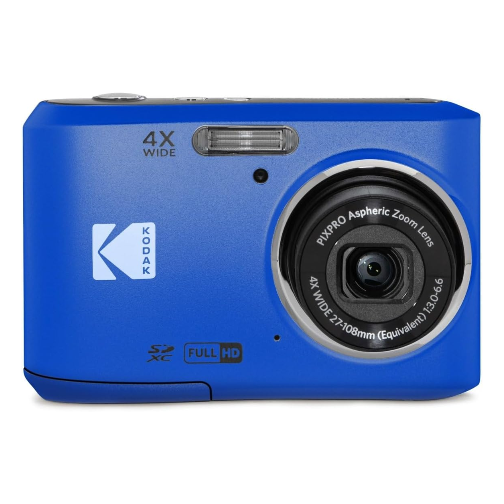 KODAK FZ45 Friendly Zoom PIXPRO Compact Digital Camera with 4x Optical Zoom, 16MP CMOS Sensor, Full HD Video, 27mm Wide Angle Lens, 2.7" LCD Display, Double A Battery Powered  Kodak Digital Cameras