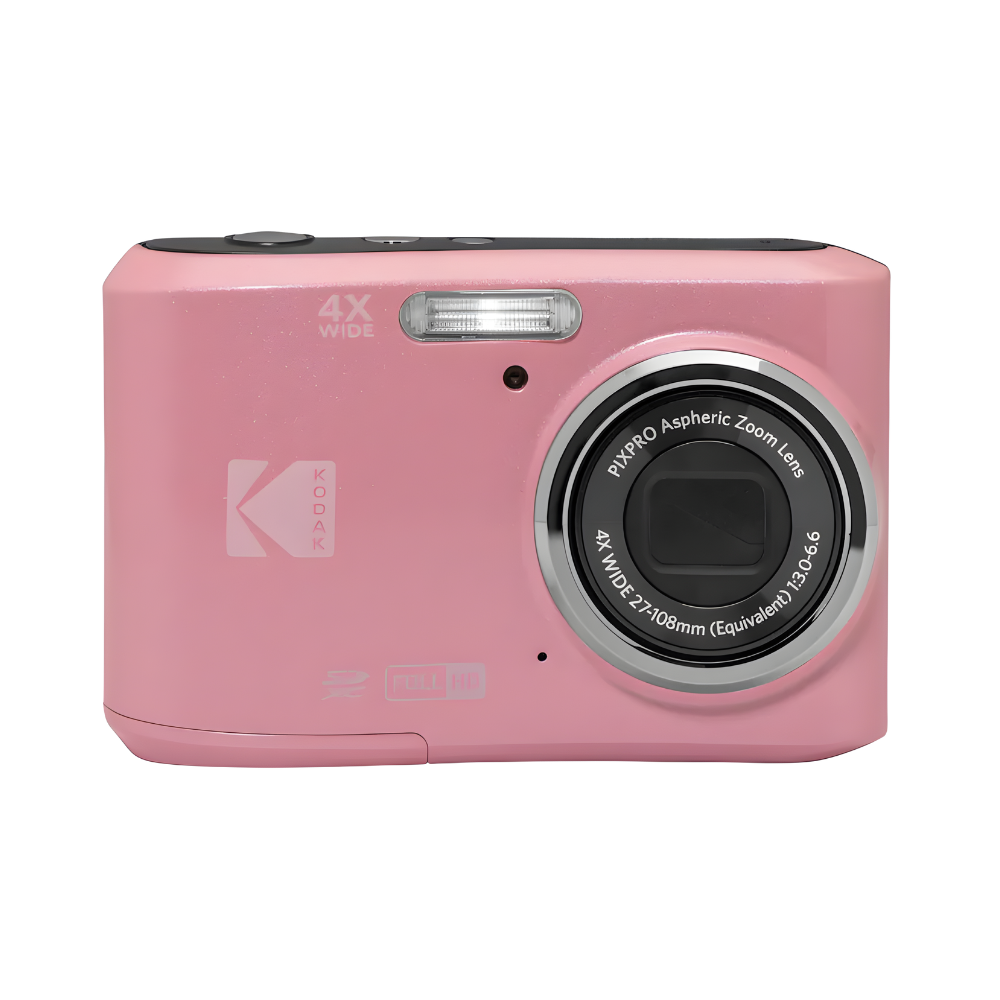KODAK FZ45 Friendly Zoom PIXPRO Compact Digital Camera with 4x Optical Zoom, 16MP CMOS Sensor, Full HD Video, 27mm Wide Angle Lens, 2.7" LCD Display, Double A Battery Powered  Kodak Digital Cameras