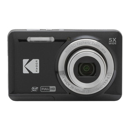 KODAK PIXPRO C1 & FZ55 Compact Digital Cameras with 13MP/16MP CMOS Sensors, Up to 5x Optical Zoom & 28mm Wide Angle Lens, Full HD Video, Rechargeable Li-Ion Battery