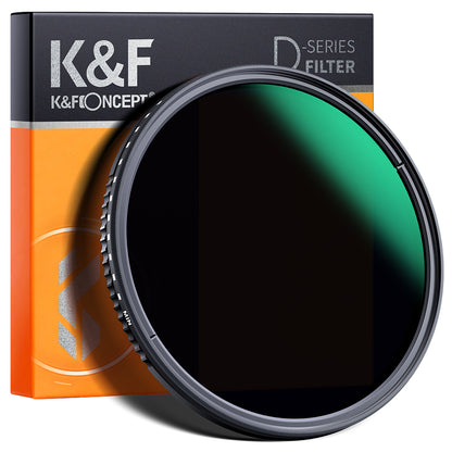 K&F Concept Nano D Series 1/4 Neutral Density ND3 to ND1000 Variable ND Lens Filter for DSLR and Mirrorless Cameras
