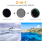 K&F Concept Nano X Series ND2-ND32 Variable Neutral Density + Polarizing (ND + CPL) Optical Lens Filter Waterproof UHD MRC 28-Layer Nano-Coated for Camera Lens | 37mm, 40.5mm, 43mm, 46mm, 86mm, 95mm