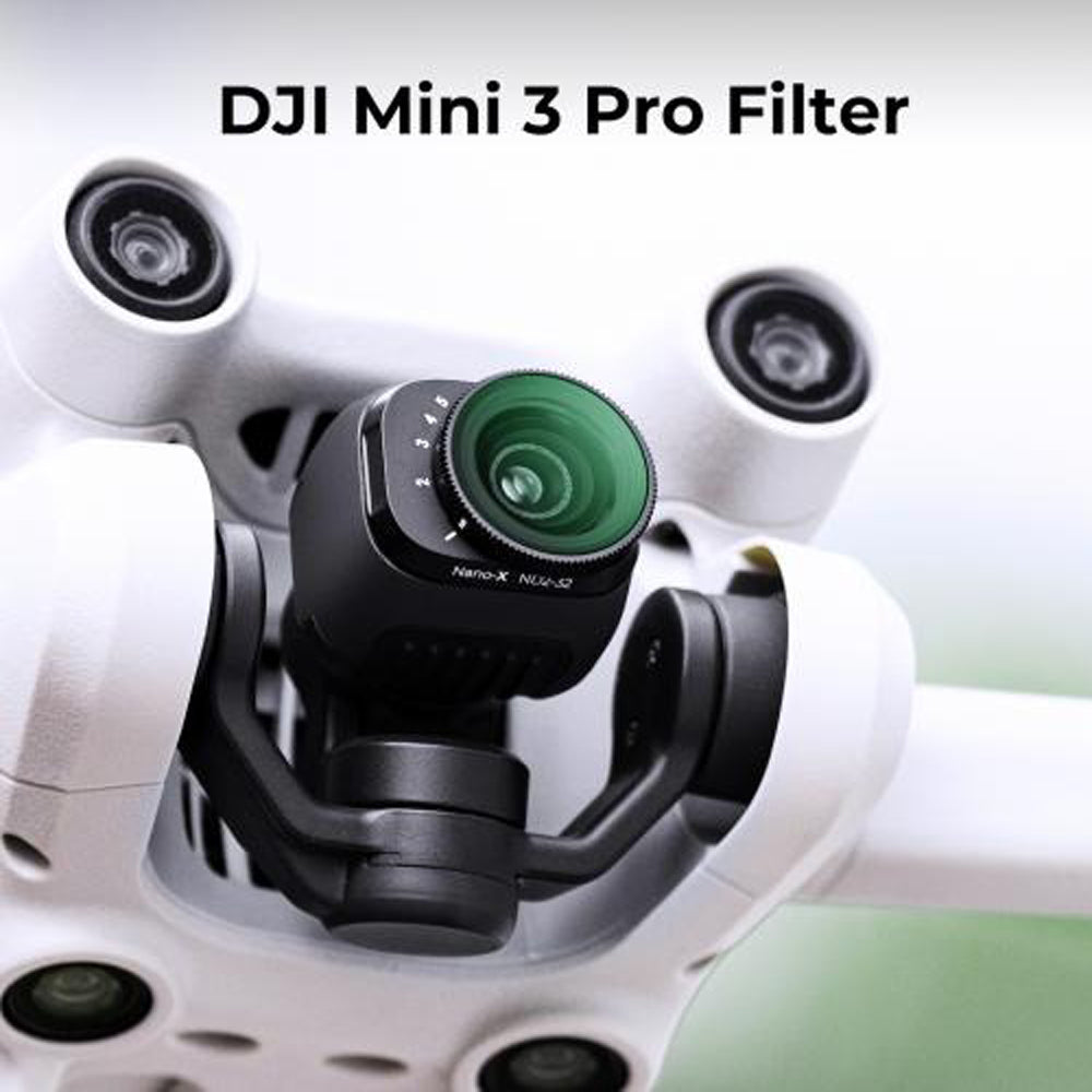 K&F Concept Nano-X Series Variable ND2 - ND32 + ND32 - ND512 Camera Lens Filter with 1-5 / 5-9 Stops Light Reduction for DJI Mini 3 / 3 Pro Drone with AGC Imported Glass, 28 Multi-Layer Coating for Drone Photo and Video