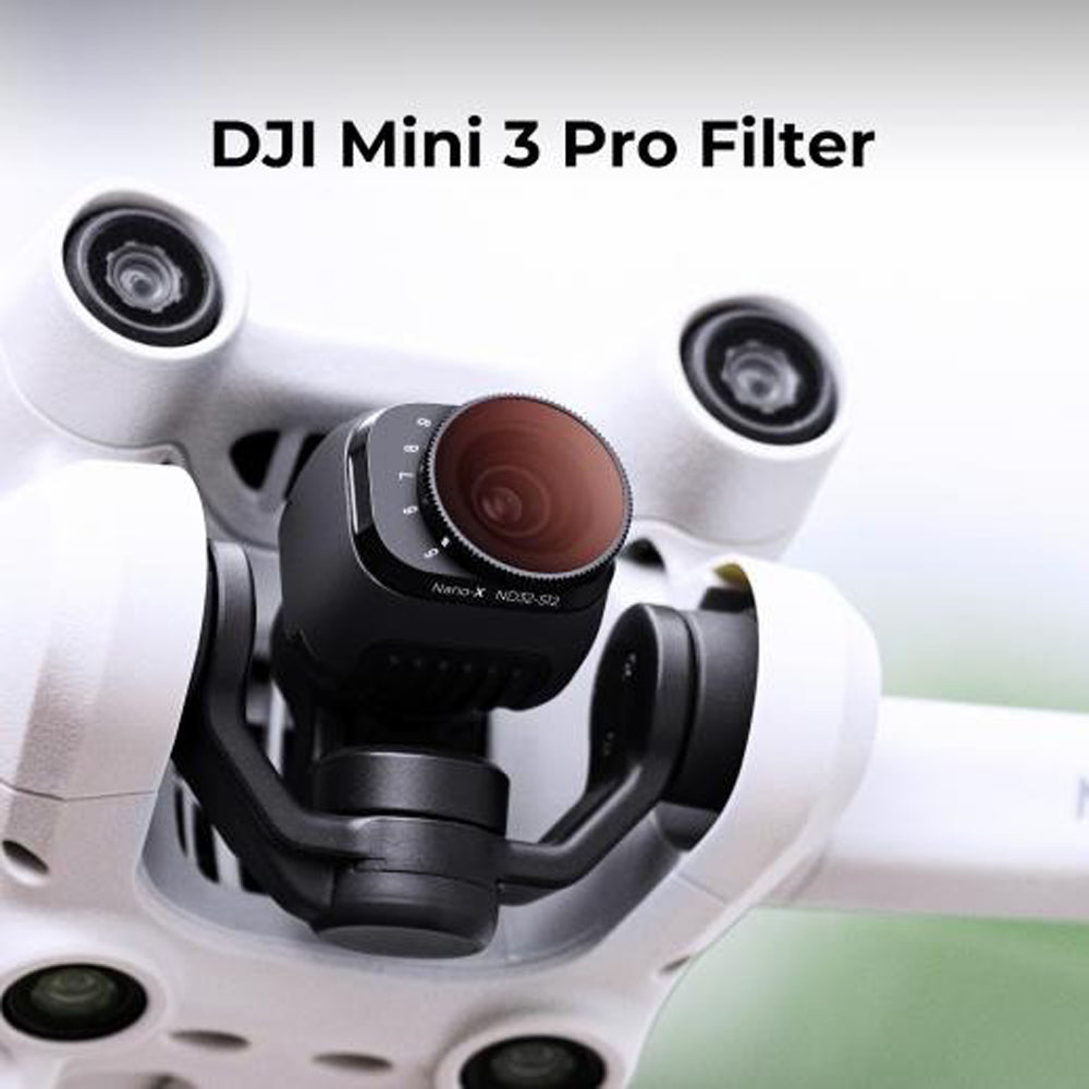 K&F Concept Nano-X Series Variable ND2 - ND32 + ND32 - ND512 Camera Lens Filter with 1-5 / 5-9 Stops Light Reduction for DJI Mini 3 / 3 Pro Drone with AGC Imported Glass, 28 Multi-Layer Coating for Drone Photo and Video