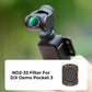 K&F Concept Variable Neutral Density Filter Kit for DJI OSMO POCKET 3 Camera with ND2-32, ND32-512 Lens Filters, and LCD Screen Protector