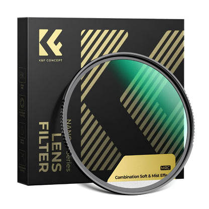 K&F Concept Nano‑X Series 49mm-82mm Combination Soft & Mist Lens Filter Cinematic Effect