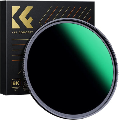[CLEARANCE] K&F Concept ND1000 Nano-X Filter 10-Stop Slim Lens Filter Waterproof Anti-Scratch Green Coated Lens Filter for Camera DSLR Mirrorless 37mm 40.5mm 43mm 46mm 49mm 52mm 55mm 58mm 62mm 67mm 72mm 77mm 82mm