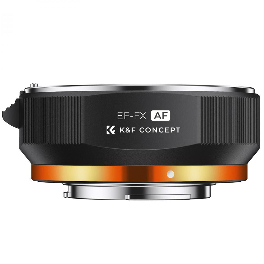 K&F Concept Canon EF EF-S Mount Lens to FUJIFILM FX Camera Body AF Autofocus Electronic Adapter Ring with IS Lenses Stabilization Support and Micro USB Port