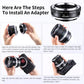 K&F Concept FD-L Canon FD/FL Lenses to L-Mount Leica T, SL, CL, TL, TL2, SL, SL2, SL2-S & Panasonic Lumix S1, S1R, S1H, S5 Mirrorless Cameras - Lens Adapter Ring Converter | KF06-468