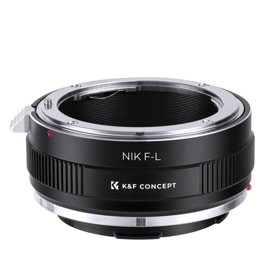 K&F Concept NIK(G)-L Nikon G/F Lenses to L-Mount Leica T, SL, CL, TL, TL2, SL, SL2, SL2-S & Panasonic Lumix S1, S1R, S1H, S5 Mirrorless Cameras - Lens Adapter Ring Converter | KF06-474