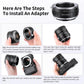 K&F Concept NIK(G)-L Nikon G/F Lenses to L-Mount Leica T, SL, CL, TL, TL2, SL, SL2, SL2-S & Panasonic Lumix S1, S1R, S1H, S5 Mirrorless Cameras - Lens Adapter Ring Converter | KF06-474