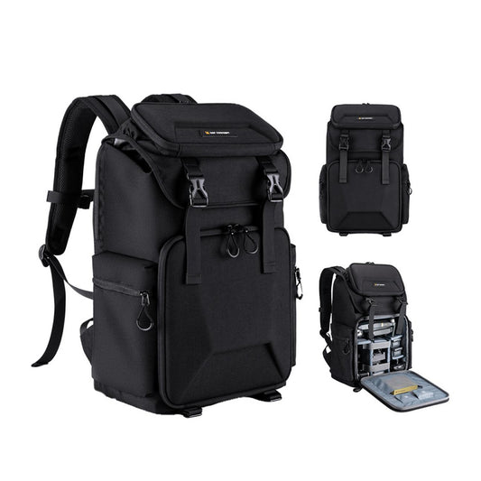 K&F Concept Beta 22L Medium Hard Shell Photography Digital Camera Backpack Bag with 15 inch Laptop Compartment & Built-in Rain Cover for DSLR, Mirrorless Camera, Lens, Tablet, iPad, MacBook, Drone, DJI, Canon, Nikon, Panasonic, Fujifilm