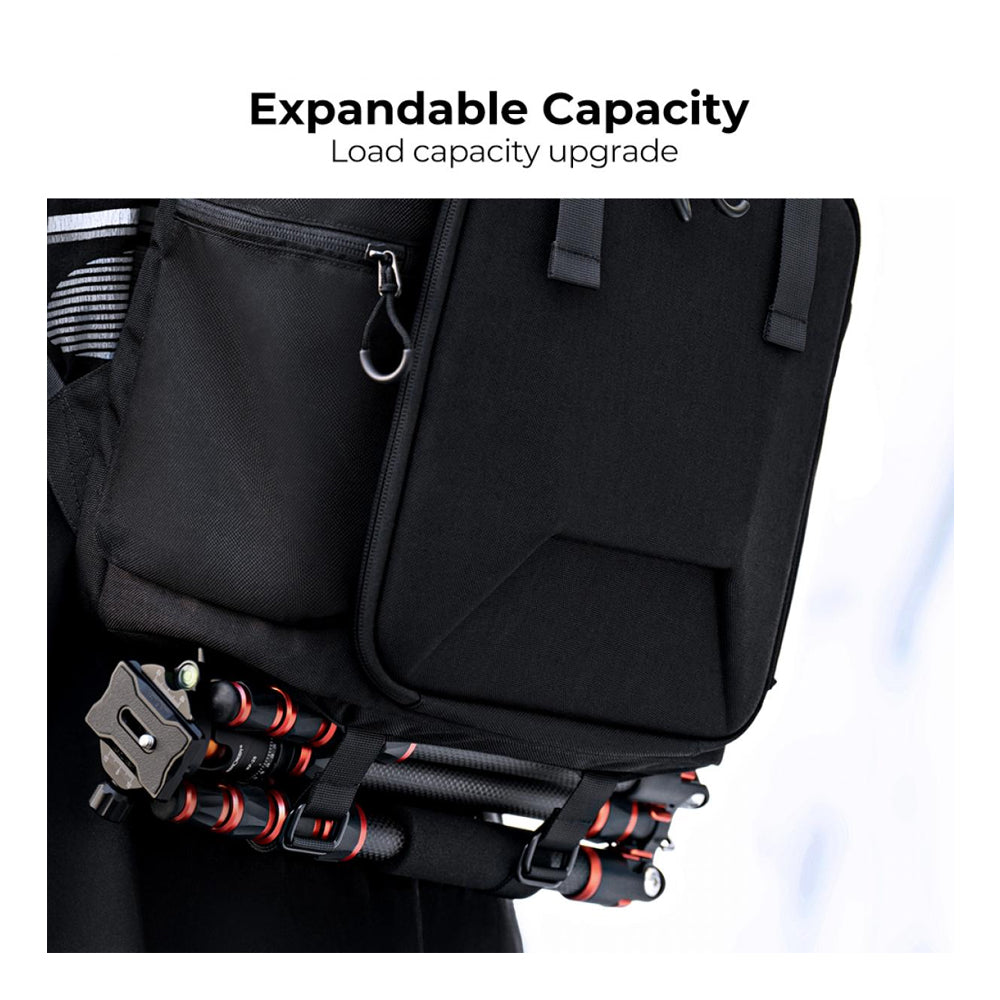 K&F Concept Beta 22L Medium Hard Shell Photography Digital Camera Backpack Bag with 15 inch Laptop Compartment & Built-in Rain Cover for DSLR, Mirrorless Camera, Lens, Tablet, iPad, MacBook, Drone, DJI, Canon, Nikon, Panasonic, Fujifilm
