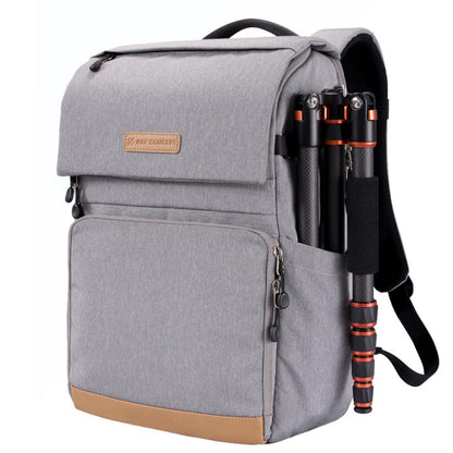 K&F Concept Beta 22L Professional Photography Camera Backpack Bag with 15" Laptop Computer Compartment, Rain Cover, Large Storage for Tripod, Lens, Flash, Battery Charger, Video Light, DJI Drone, Digital Mirrorless, DSLR - Nature Wander 11 | Black, Gray