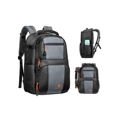 K&F Concept 30L Beta Camera Backpack V2 with 15" Laptop Compartment, Tripod Holder, Quick Side & Rear Access Pockets, Large Capacity Storage Bag for Sony Fujifilm Canon Nikon Lumix DJI, Lens, Battery, Drone, and Photography Accessories