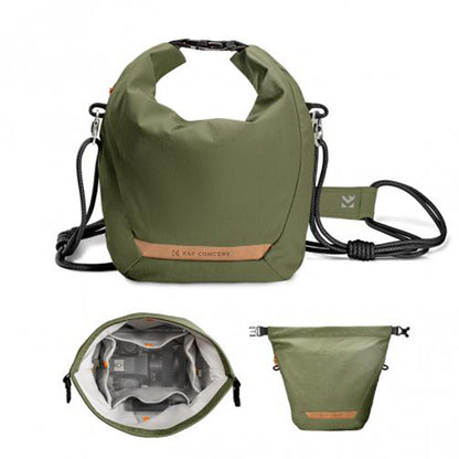 K&F Concept Urban Wander 11 5L Camera Shoulder Sling Bag + Detachable Camera Strap with Magnetic Closure, Water Resistant and Accessory Compartments
