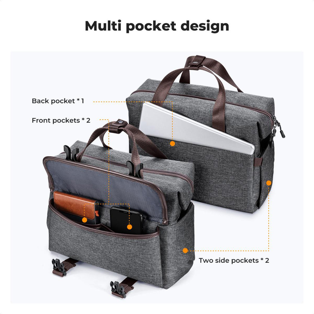 K&F Concept 8L Retro Camera Shoulder Crossbody Sling Bag with Tripod Holder & Enough Storage for Cameras, Lenses, Drones, Smartphones, Tablets Photography Accessories - Sony FUJIFILM Canon Nikon Panasonic Lumix DJI