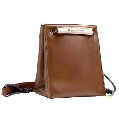K&F Concept 4L Urban Wander Series Camera Sling Bag w/ Magnetic Lock and Water-Resistant Leather